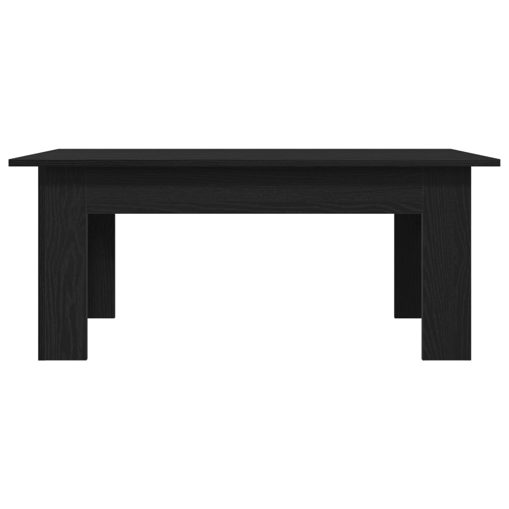 Tavolino da caffÃ¨  Nero Rovere 100x60x42 cm in legno ingegnerizzato