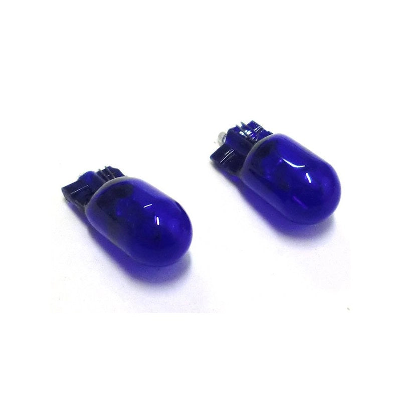 Coppia 2 Lampade T10 W5W 12V 5W Tutto Vetro Bianco Con Effetto Xenon