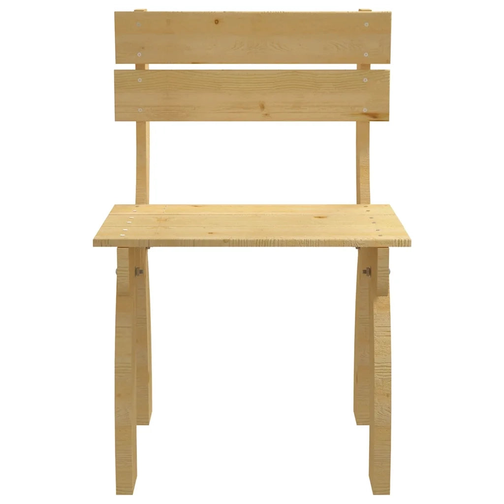 Sedia da Giardino in Legno di Pino Impregnato 41961