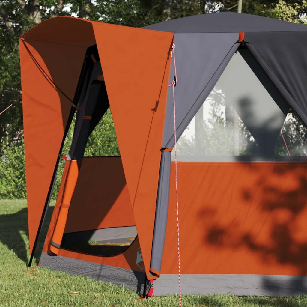 Tenda a cubo per 3 persone con tetto Grigio e arancione 42004034