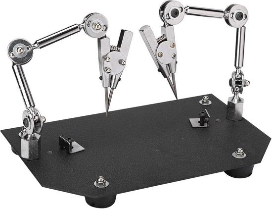 Stazione di Solderatura con precisione - Macchina per saldare gioielli con 2 clip - Stazione di lavoro precisa.