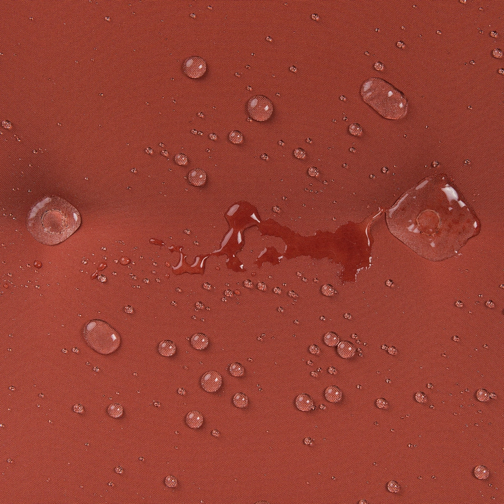Set di cuscini di ricambio per sedie da esterno in tessuto rosso resistente ai raggi UV con imbottitura spessa 8 cuscini