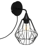 Applique Flave in metallo nero