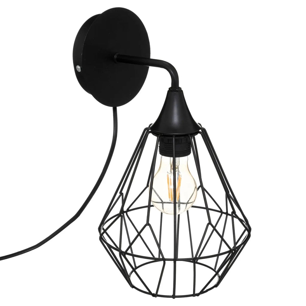 Applique Flave in metallo nero