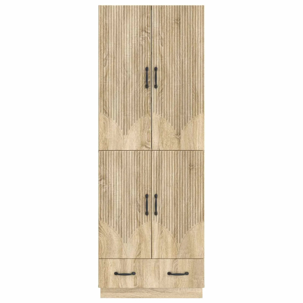 Set di armadi 2 pcs Rovere Sonoma Legno ingegnerizzato