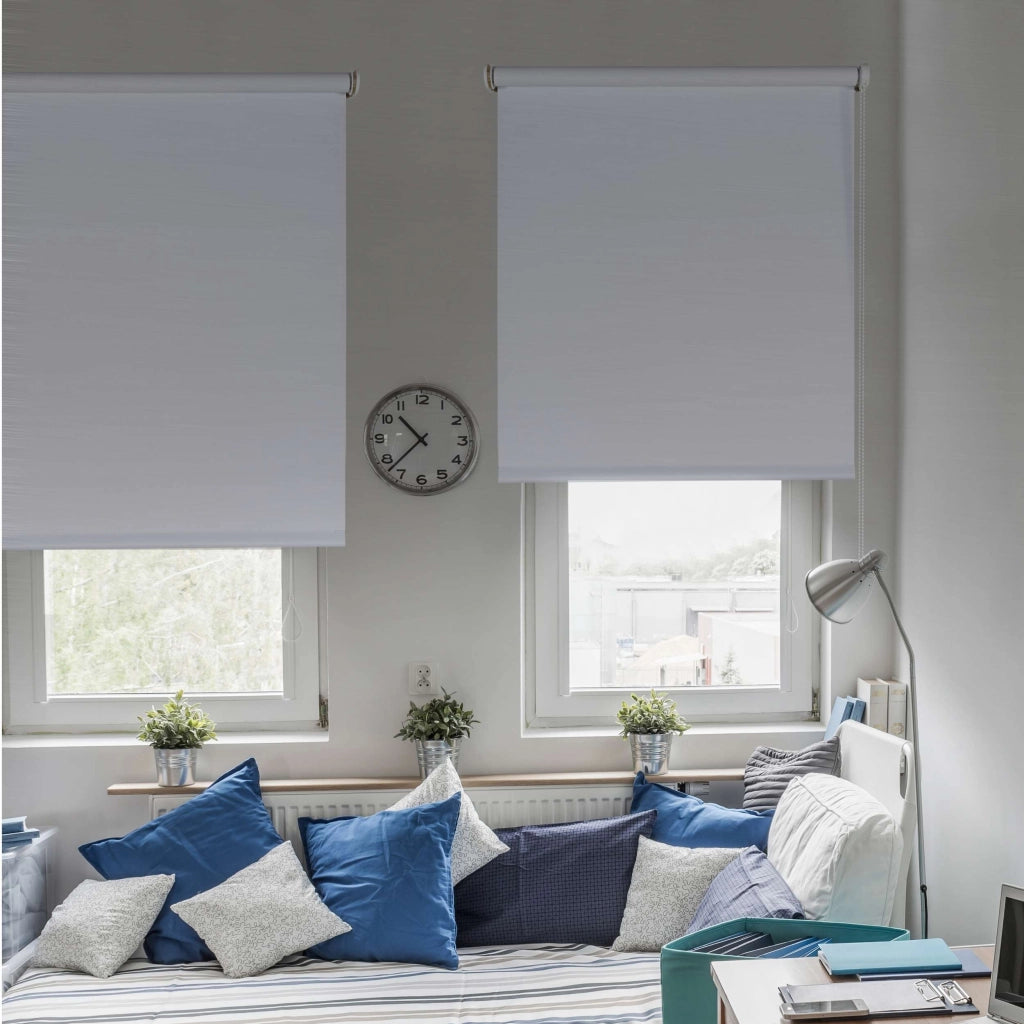 Tenda a rullo oscurante Moon Bianco 180x250 cm
