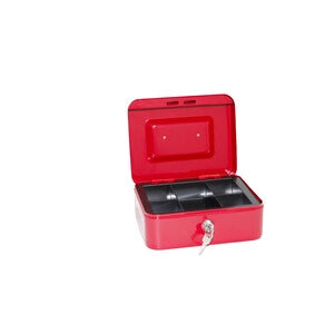 C CASSETTA PORTAVALORI ROSSO 3003 20X16X9CM- 1,0 pz