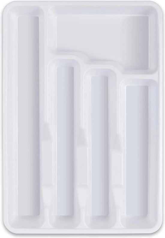 Organizzatore per Cassetto di Cucina, Scatola in Plastica per Cucina, Organizzatore per Cassetto per Coltelli, Forchette e Cucchiai, Organizzatore per la Cucina per il Magazzino e l'Organizzazione