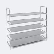Scarpiera mobile portascarpe e portastivali 5 ripiani capienza fino a 25 paia 90,5 cm grigio 13_0001028_3