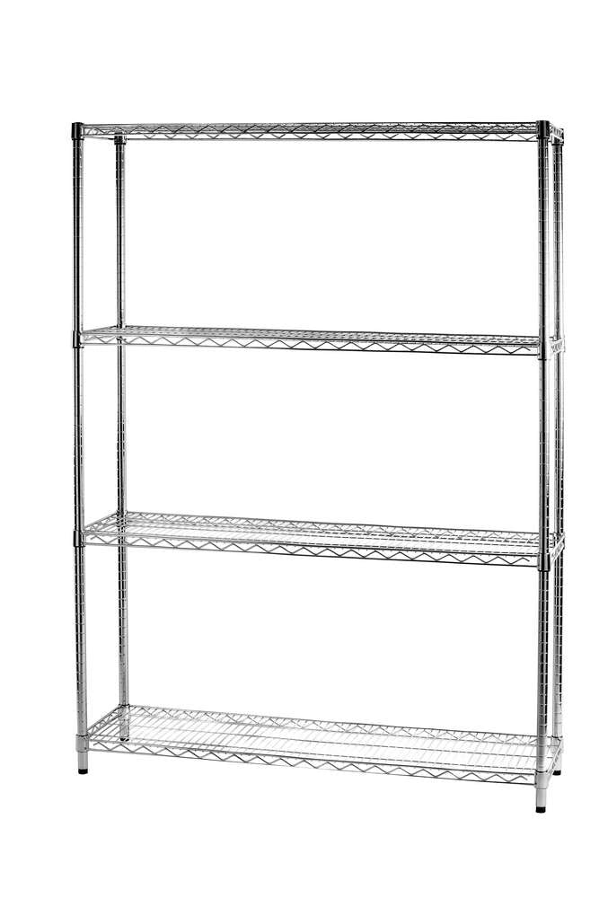 Archimede scaffale metallico scaffale 4 ripiani cm 36 x 121 x h. 168 cucina bagno garage cabina armadio