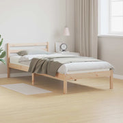 Struttura del letto con testiera Marrone 225,5 x 95,5 x 69,5 cm 869776