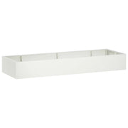 Muro di contenimento 8 pz 300 x 100 x 40 cm Acciaio Bianco 3449248