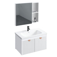 Set Di Mobili Da Bagno Con Lavabo Mario 60cm White