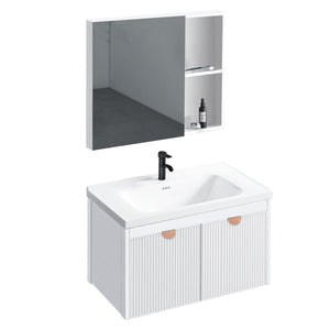 Set Di Mobili Da Bagno Con Lavabo Mario 60cm White