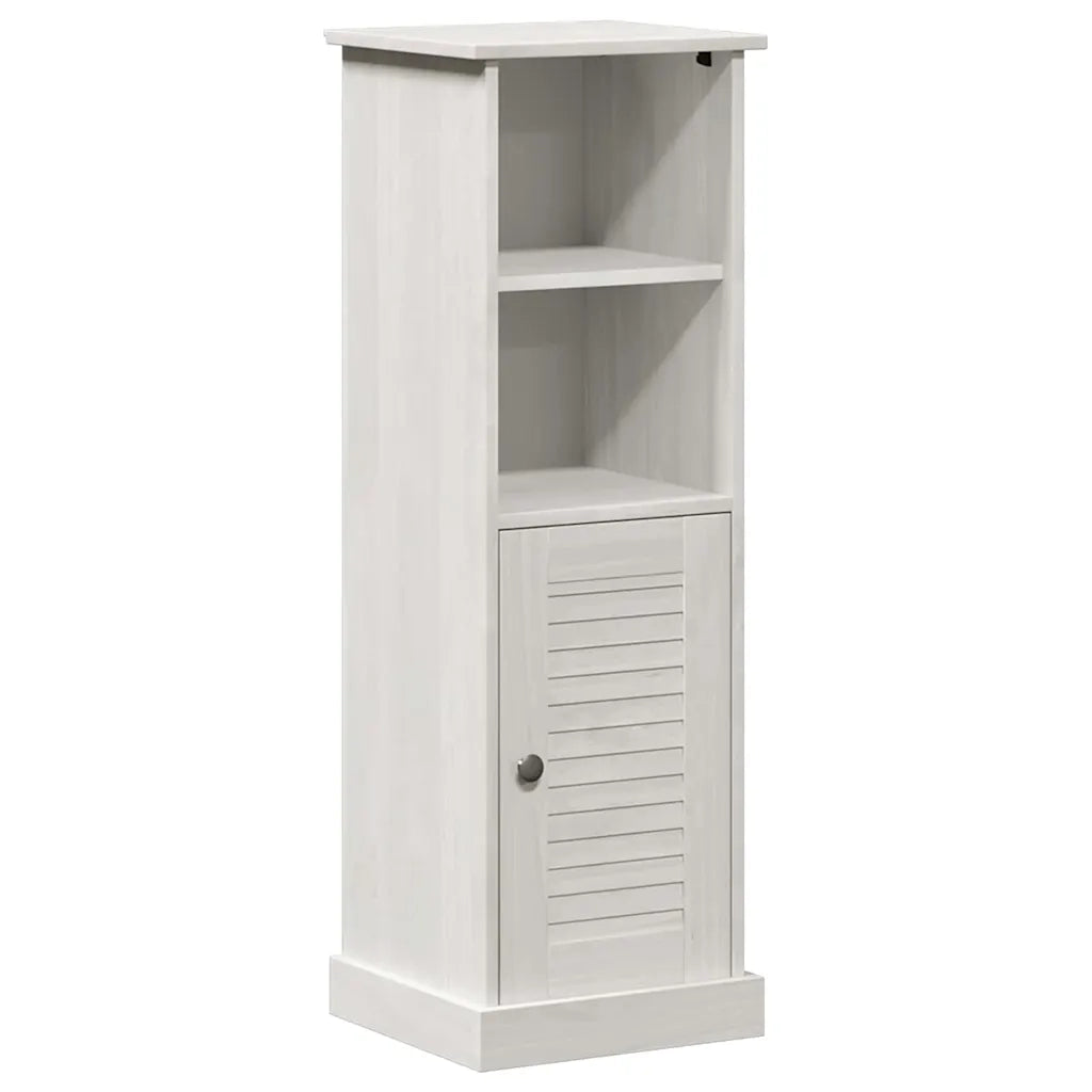 vidaXL Set di mobili per il bagno con porta VIGO 5 pcs bianco anticato