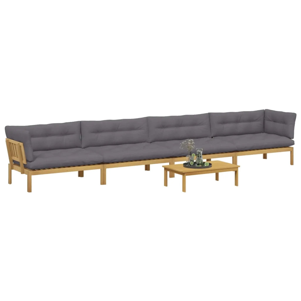 5 Pezzo Unità di divano pallet da giardino 3418296