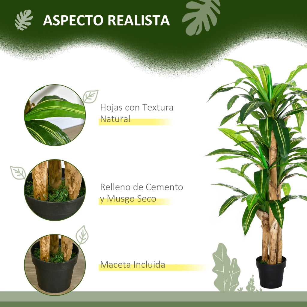 Pianta Artificiale Dracaena ¨C zephmum ¨C Verde ?20x160 cm