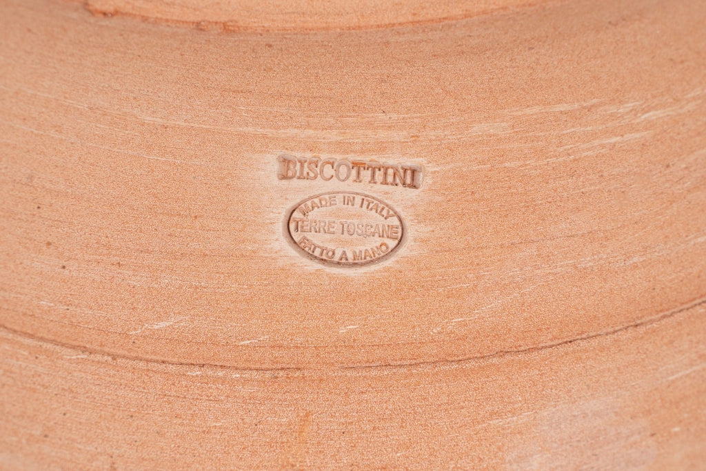 Biscottini Orcino in terracotta 100% Made in Italy interamente lavorata a mano Vaso