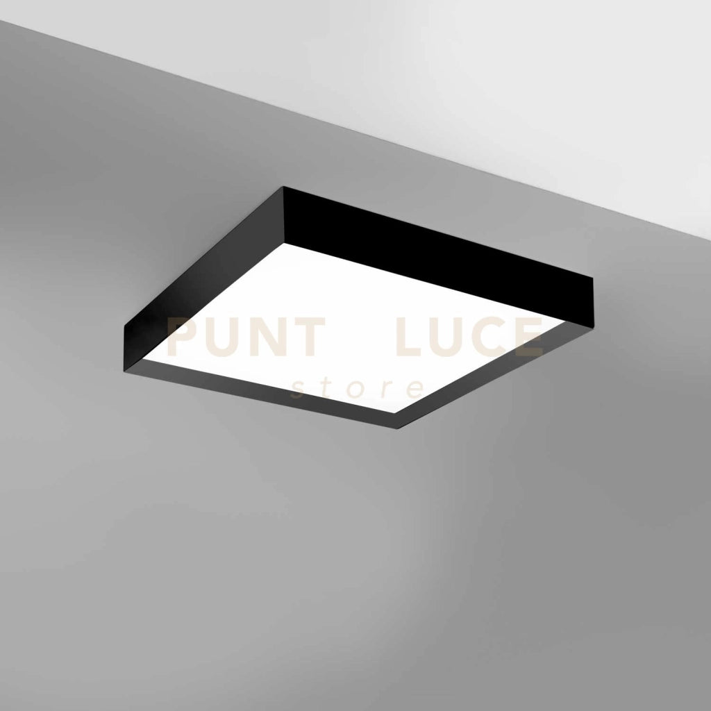AOI P/M - PLAFONIERA ALLUMINIO NERO A LED 3000-4000K 4100-4200lm 60W DIMMERABILE
