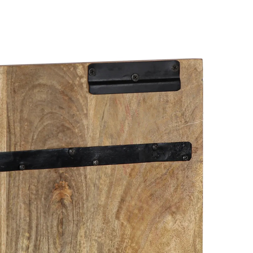 Testiera | Testata 200 cm in Legno Massello di Mango Grezzo