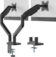 Sostegno per schermo per due monitor da 17 a 35 pollici con capacità di sollevamento aumentata - Regolabile in altezza supporto per monitor per scrivania