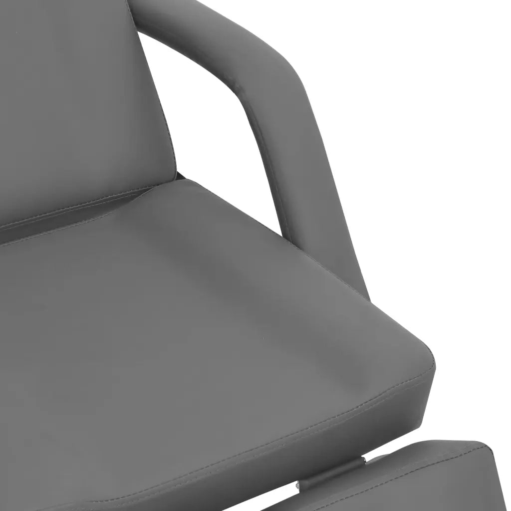 Poltrona da Estetista in Similpelle Grigia 180x62x78 cm