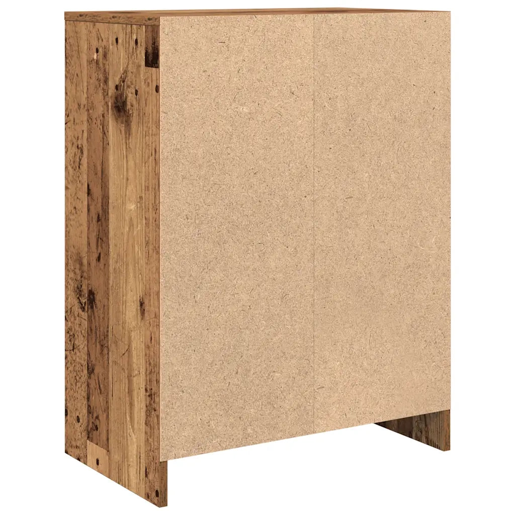 Credenza Legno Antico 57x34x76 cm in Legno Multistrato