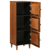 Credenza | Madia | Buffet da pranzo | Armadio da pranzo Noce 40 x 33 x 110 cm Legno di mango massello