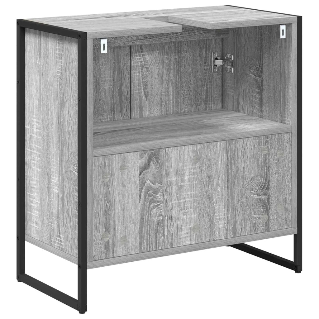 Mobile da Bagno Grigio Sonoma 60 x 30 x 60 cm Legno multistrato 886489