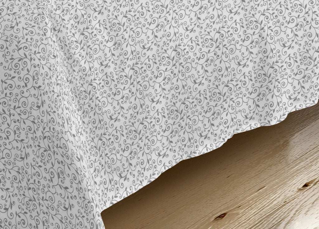 Sacco Copripiumino Piumone Letto In 100% Cotone Made Italy Vari Disegni RP - 2 Piazze - Stefy Grigio