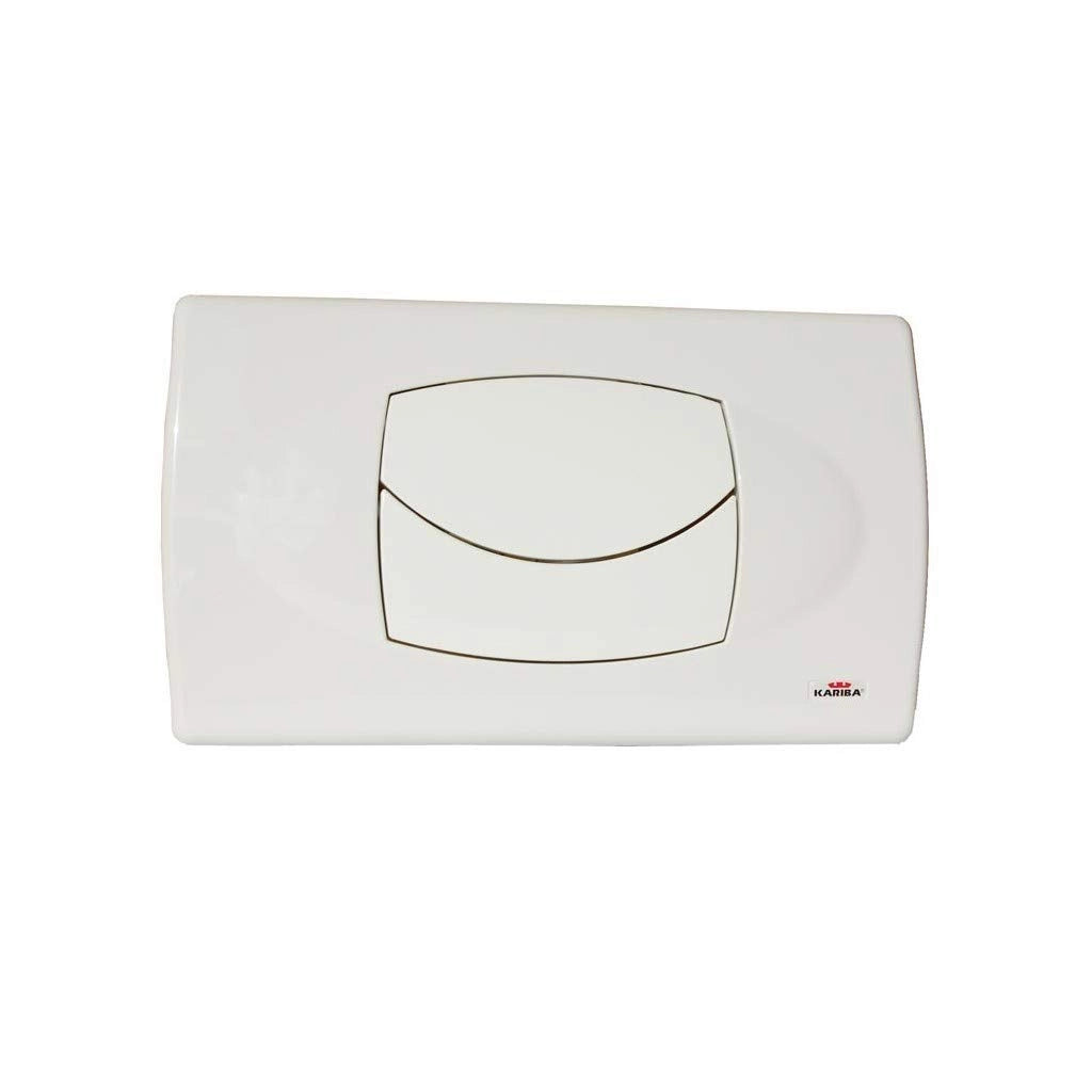 Placca duo bianca due tasti serie biblo 306200 Kariba