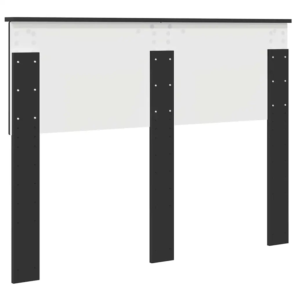 Testiera-Testata-Testiera Decorativa Rovere Nero 120 cm Legno multistrato 230470