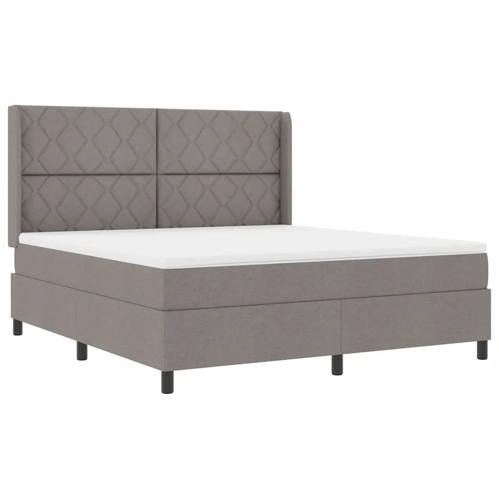 Letto a Sorgente LED con materasso Talpa 180 x 200 cm Tessuto 3343585