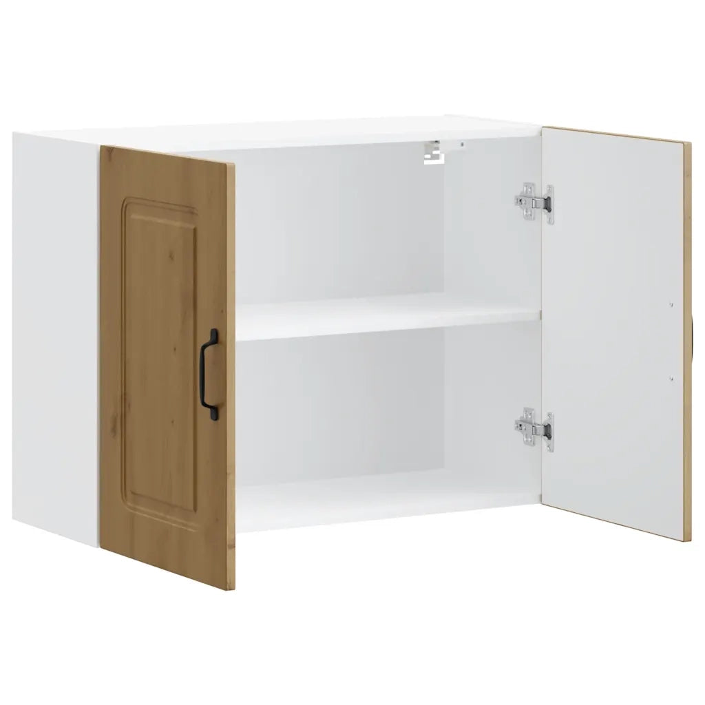 Pensile da Cucina Kalmar Rovere Artigianale Legno Multistrato 853596