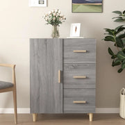 Credenza-Buffet-Armadio da cucina Grigio Sonoma 69,5x34x90 cm in Legno Multistrato 453182