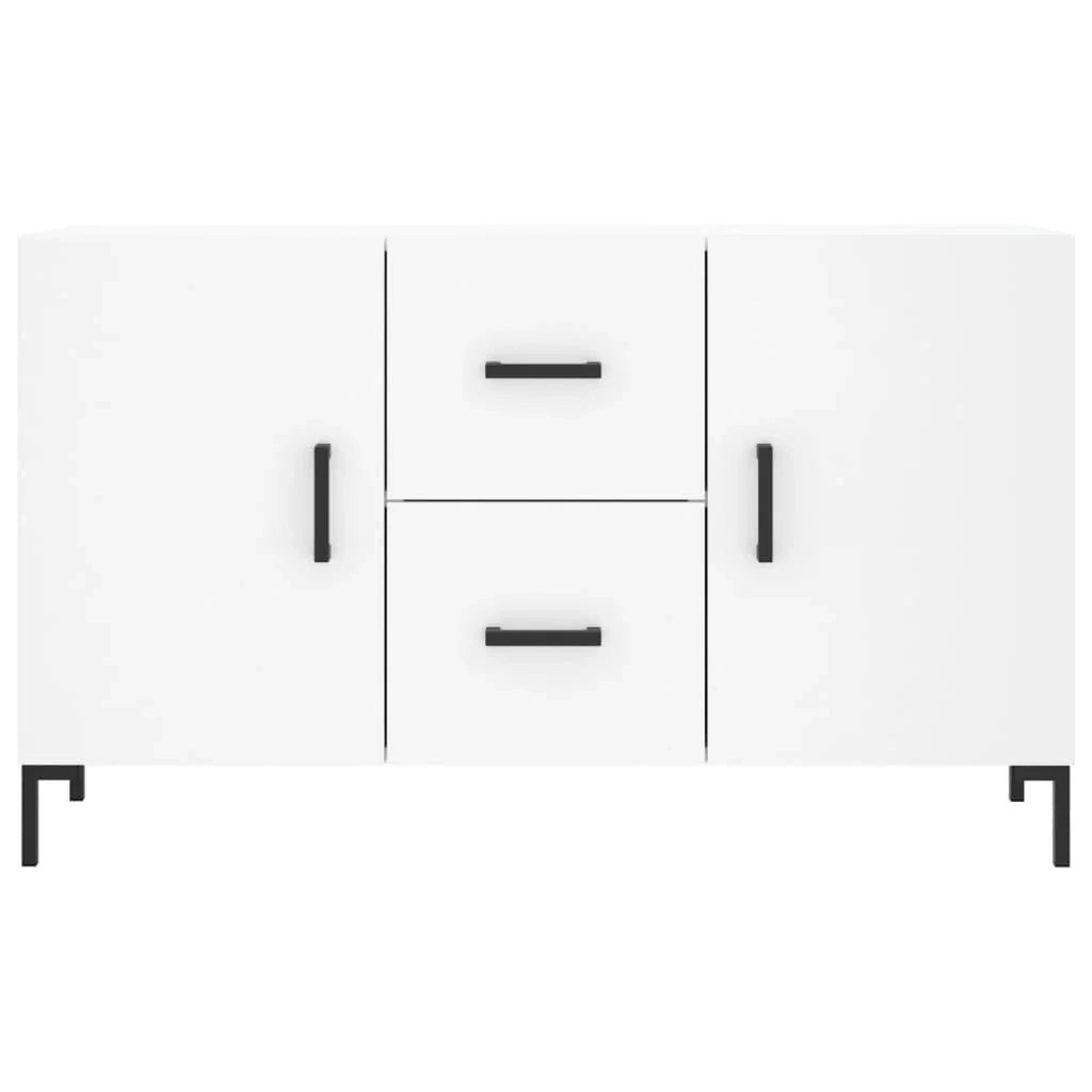 Buffet credenza cassettiera armadio mobile contenitore organizer per cucina soggiorno salotto 100 x 36 x 60 cm legno ingegnerizzato bianco 02_0030165