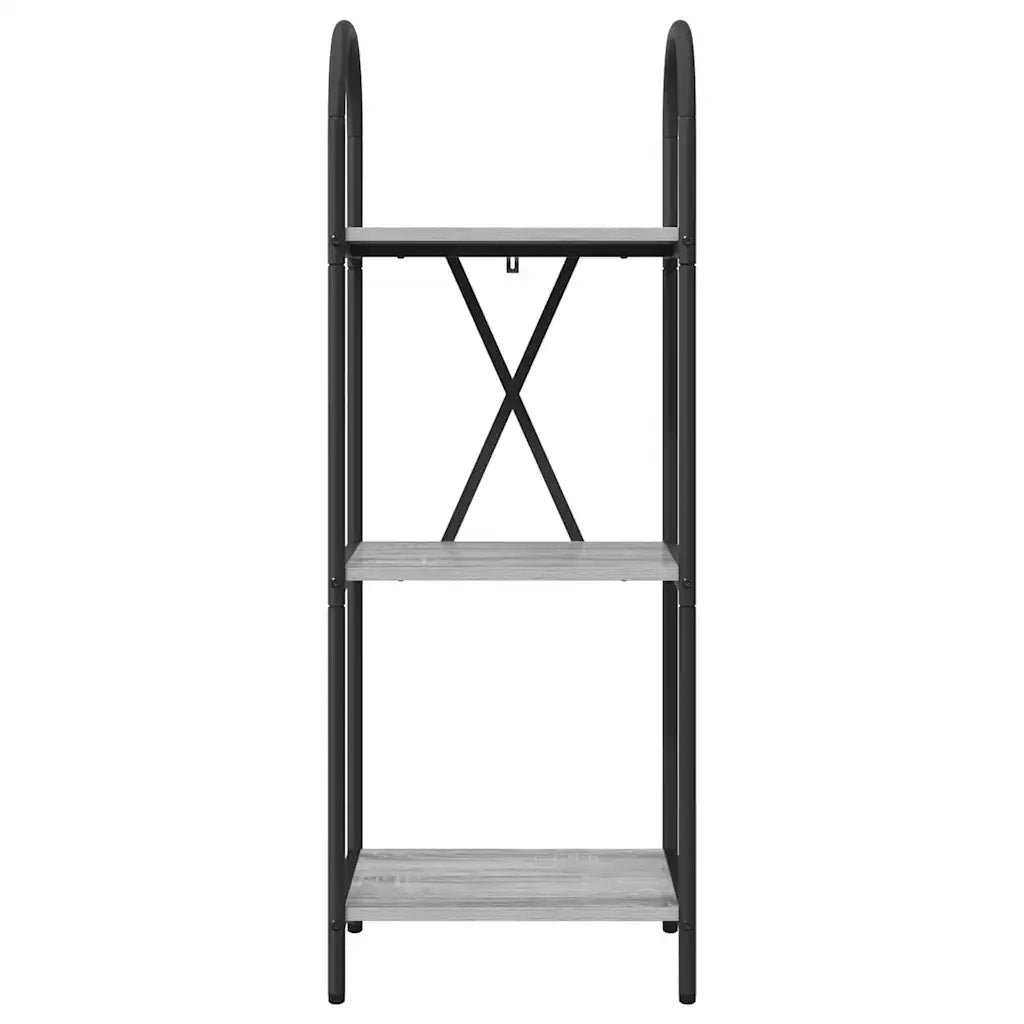 Libreria Grigio Sonoma 40 x 30 x 109 cm Legno multistrato 879938