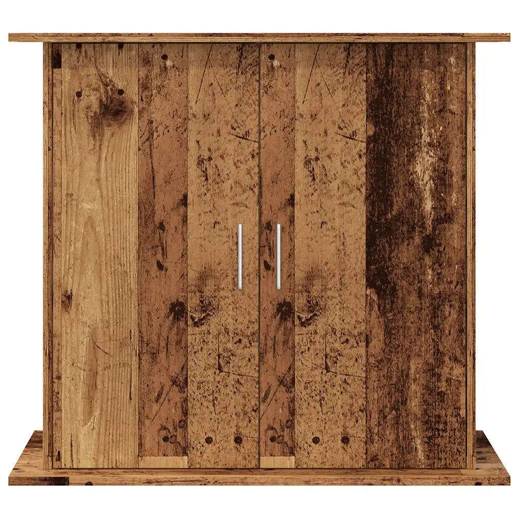 Supporto Acquario 81x36x73 cm in Legno Multistrato Legno Antico 857278