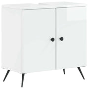 Armadio per Lavabo da Bagno BREDA Bianco Lucido 897449