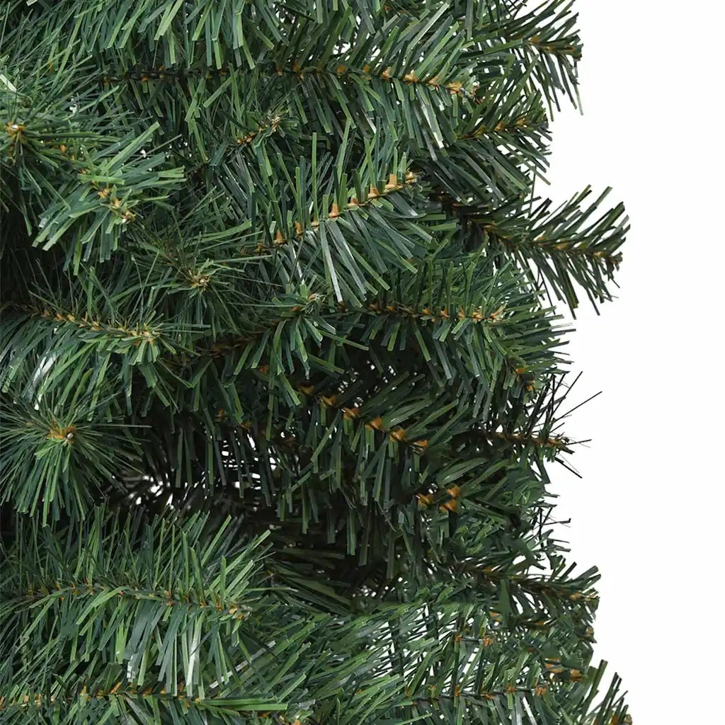 Albero di Natale Sottile-Decorazioni natalizie con Base 270 cm in PVC
