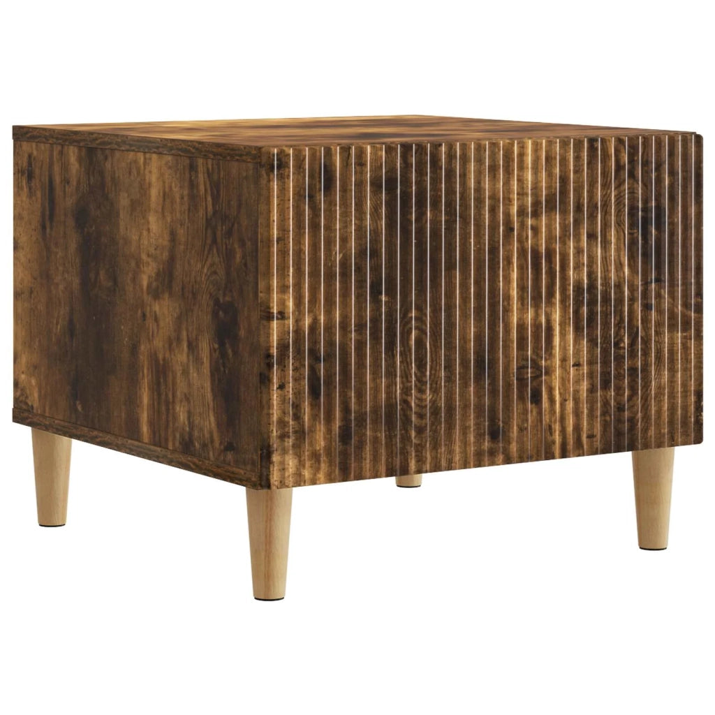 Tavolino da salotto | Tavolino da caff¨¨ | Tavolino da Soggiorno con cassetto Rovere Fumo 49 x 50 x 40 cm