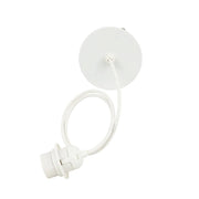 Cavo elettrico per sospensione in metallo bianco ‚Äì 80 cm