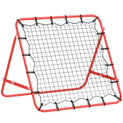 Rimbalzatore Calcio Regolabile ¨C Zephmum ¨C Rosso 84x84 cm