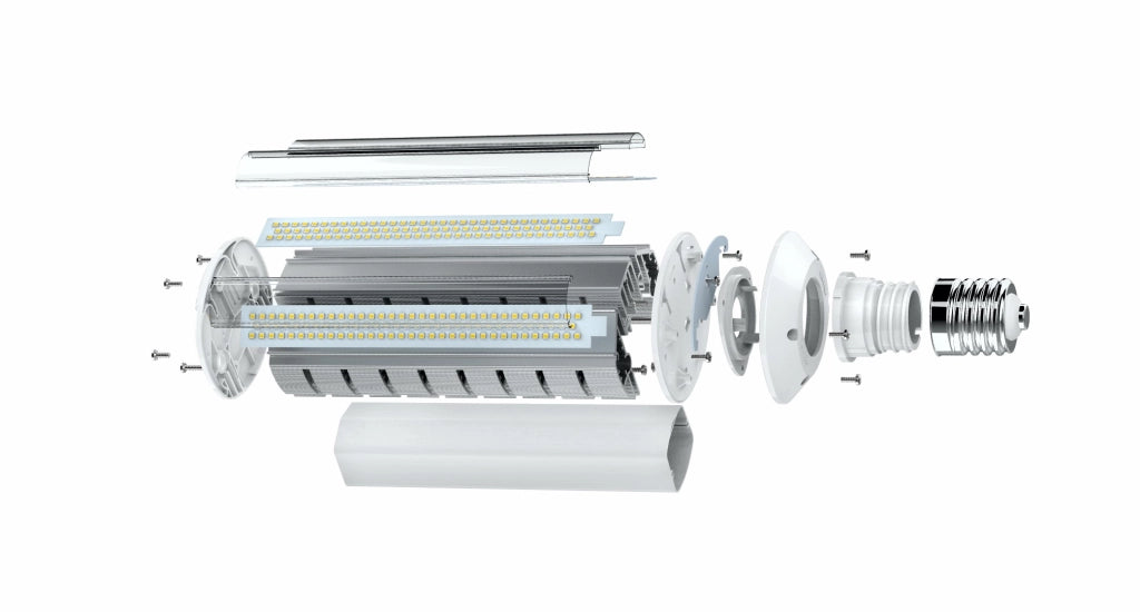 Proiettore LED OBO 19W E27 Retrofit 170º 2200K 4000lm IP64 per Esterni, Lampadina ad alta efficienza per illuminazione professionale - Beneito & Faure