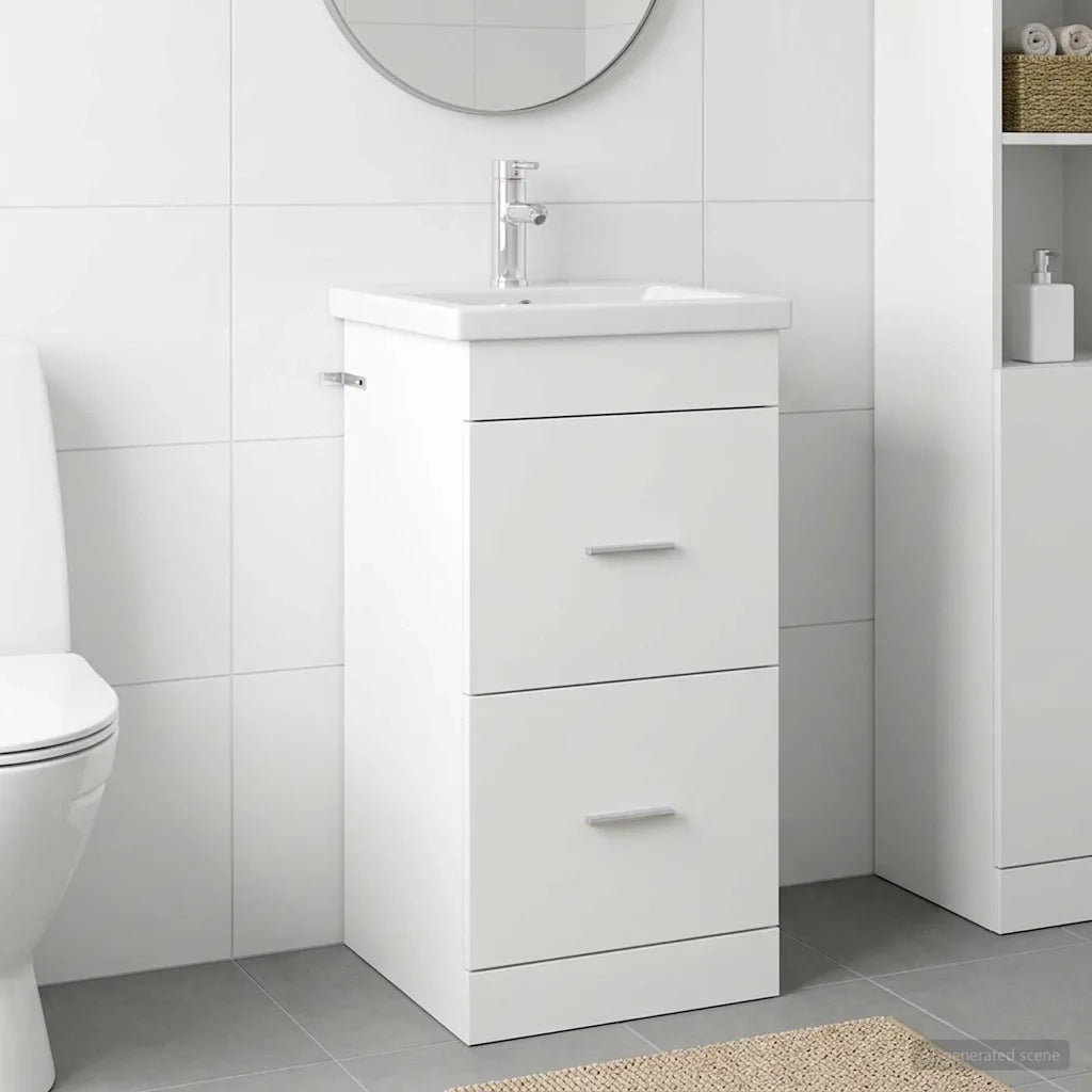 Mobile da bagno con lavabo Bianco 42 x 40 x 84,5 cm 890696