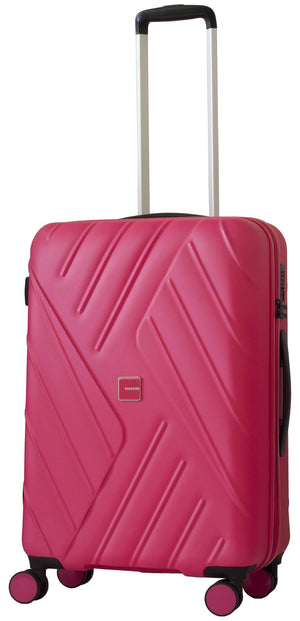 Trolley Valigia Media Rigida in ABS 4 Ruote TSA Ravizzoni Mojito Fucsia