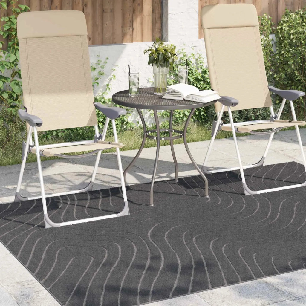 Tappeti per area PALMERAS Antracite 230 x 160 cm Poliestere