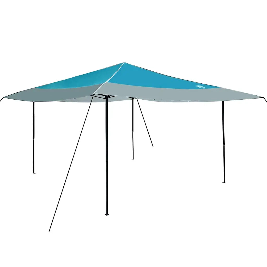 Tenda Gazebo Blu 395 x 395 x 251 cm Tessuto 42007389