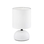 LAMPADA DA TAVOLO LUCI E14 D.14XH23CM BIANCA
