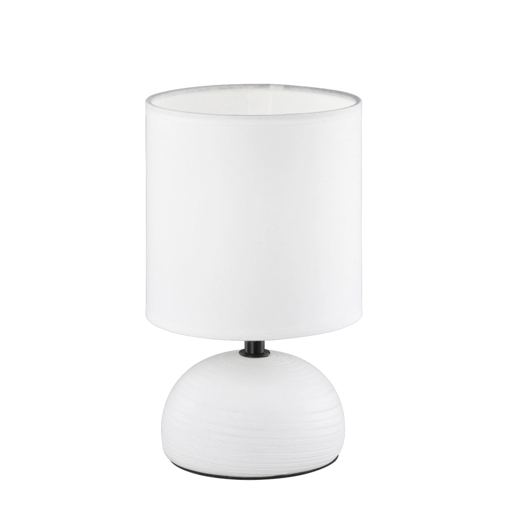 LAMPADA DA TAVOLO LUCI E14 D.14XH23CM BIANCA